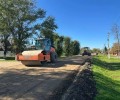 В станице Григорополисской идёт ремонт участка дороги по улице Тимирязева