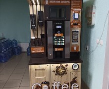 Мы установили кофейный аппарат!!!