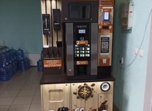 Мы установили кофейный аппарат!!!